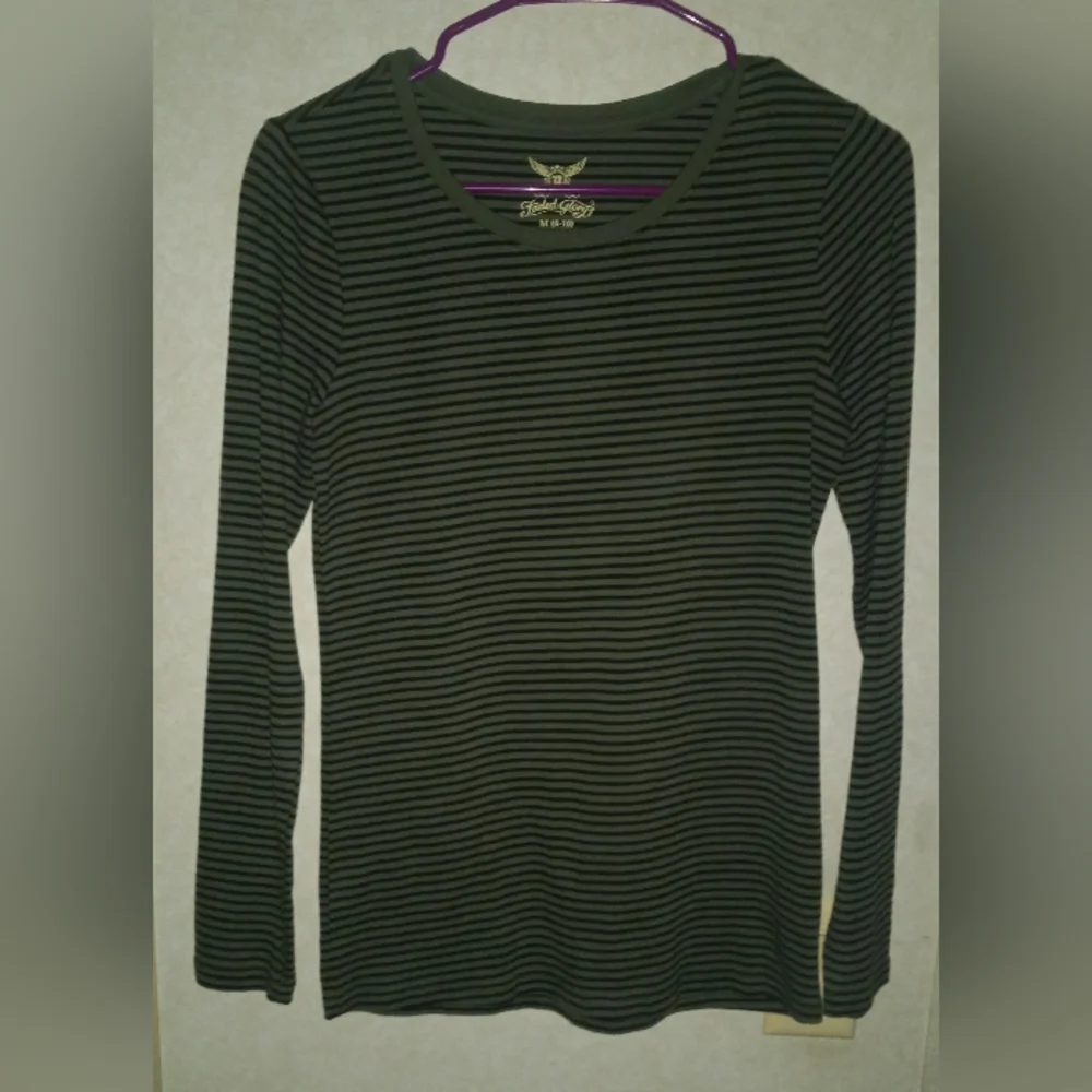 Long Sleeve Striped Tee - Picture 1 of 3